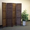 Proman Products FS16688 Folding Screen, 60 x 67 x 1, Brown - 4 of 4