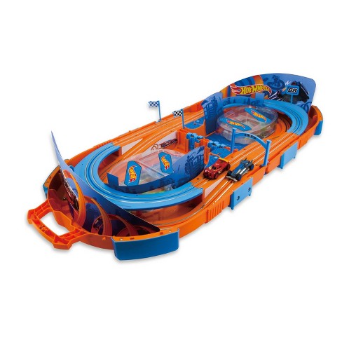 Hot wheels store portable track