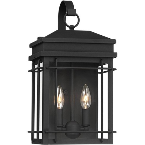 John Timberland Outdoor Wall Light, Lantern Style Exterior Light Fixtures