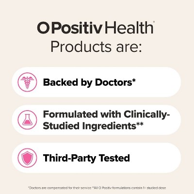 O Positiv URO Vaginal Probiotic + Women's Multivitamin Capsules for Vaginal Health and Full Body Support - 60ct