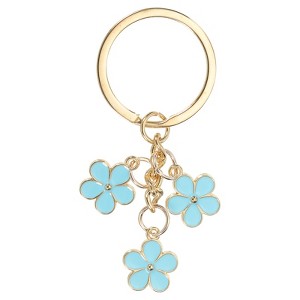 Unique Bargains Cute Flower Women Gifts Pendant Keychain for Purse Decor - 1 of 4