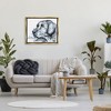 Stupell Industries Monochrome Ink Dog Portrait Abstract Watercolor Detail Black Floater Framed Canvas Wall Art - 2 of 4