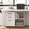 Costway 3-Drawer File Cabinet Mobile Lateral Cabinet Printer Stand Espresso\Black - 4 of 4