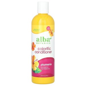 Alba Botanica Colorific Conditioner, For Color Treated Hair, Plumeria, 12 oz (340 g) - 1 of 4