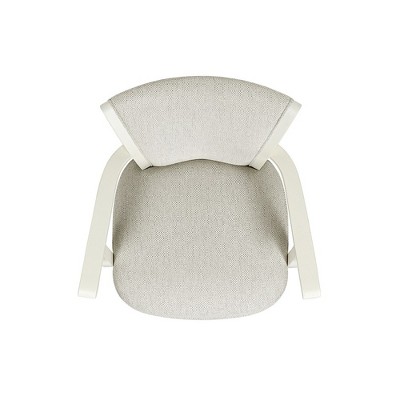 Williams 27" White Pepper Oak Wood Swivel Counter Stool