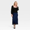 Women's Long Sleeve Ruched Top - A New Day™ - 3 of 3