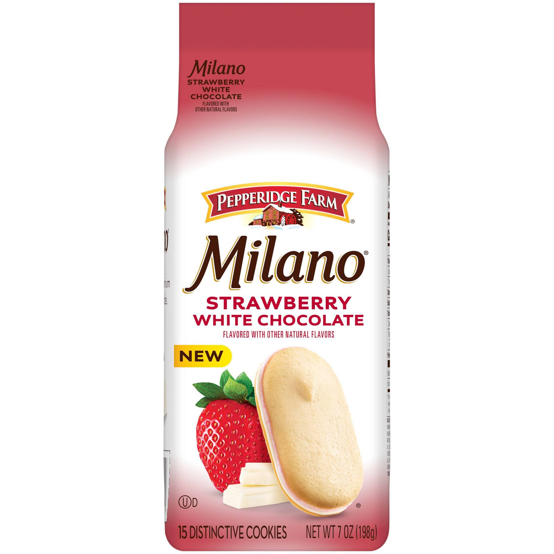 Pepperidge Farm White Chocolate Strawberry Cookies - 7oz