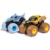 Monster Jam, Earth Shaker Vs. Megalodon Die-Cast Vehicles, 1:64 Scale - 2 of 4