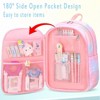 Generic Kawaii Backpack, Pink Backpack for Girls, Kid Starry Rainbow Bookbag - 3 of 4