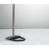 1pc Modern Classic Luxury Sleek Multi-head Floor Lamp Half Moon Radiant Crystal-encrusted Sleek Metallic Stems Living Room Pewter - 3 of 4