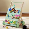 Terramus Wooden Baby Walker, Dinosaur Toddler Push Walker, Montessori Learning Activity Center for Boys Girls - 2 of 4