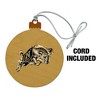 US Naval Academy Secondary Logo Wood Christmas Tree Holiday Ornament - 2 of 4