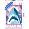 Trends International Jaws - Sun, Surf & Sharks Framed Wall Poster Prints - 3 of 4