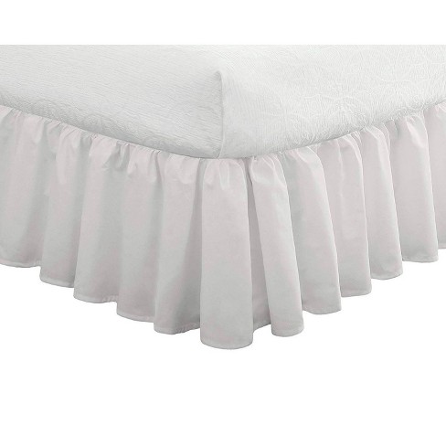 18 drop bedskirt split corners