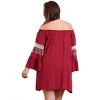 Women's Bell Sleeve Boho Chic Dress - umgee - 3 of 3