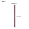 Unique Bargains Smooth Large Coffee Juice Reusable Metal Straw 4 Pcs - 2 of 3