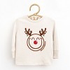SmileyWorld Reindeer Lights - Toddler Long Sleeve Graphic Tee and Youth Long Sleeve Graphic T-Shirt - 2 of 3