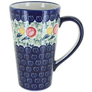 Blue Rose Polish Pottery K083 Manufaktura Large Coffee Mug - 1 of 1