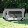 Bellura Pet - Portable Pop - Up Pet Shelter - Grey - 2 of 4