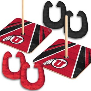 NCAA Utah Utes Horseshoe Bag Toss Game Set - 1 of 4