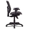 Alera Alera Elusion Series Mesh Mid-Back Swivel/Tilt Chair, Supports Up to 275 lb, 17.9" to 21.6" Seat Height, Black - 4 of 4