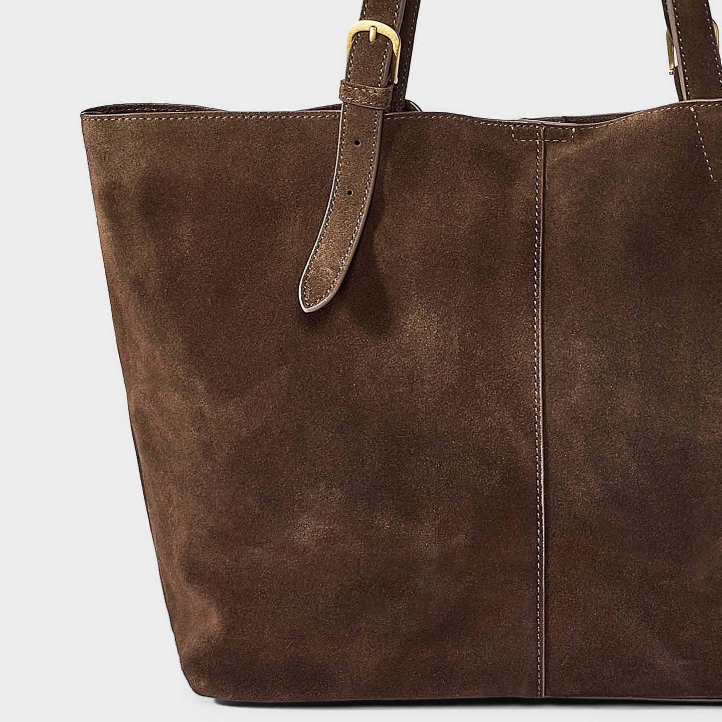 Сумка Universal Thread Suede Buckle Strap, цвет: Коричневый — фото 5