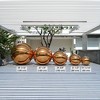 Yescom 6PCS Inflatable Mirror Ball Giant Reusable Large Disco Balloon Decoration for Party Wedding Event Decor Gold - 2 of 4