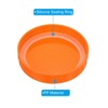 Unique Bargains Leak-Proof Plastic Mason Jar Lids with Silicone Sealing Ring 8 Pcs - 4 of 4
