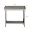 Stainless Steel Prep Table with Backsplash | Heavy-Duty Adjustable Commercial Work Table for Kitchen, Restaurant & Home Use - 4 of 4