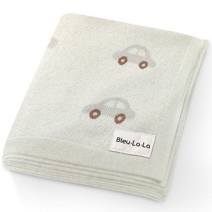 Baby Blanket for Boys100% Luxury Cotton Soft Knit Swaddle Blanket for Newborns and Infants Baby Boys and Girls - 1 of 4