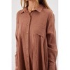 Women's Wine Tessa Tunic Dress - Kylie Paige - 4 of 4