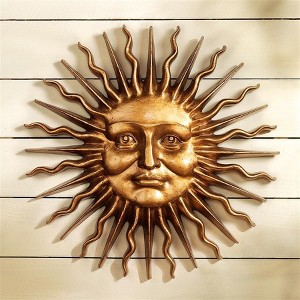 Design Toscano Sloane Square: Greenman Sun Wall Sculpture - 1 of 4