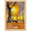 PosterPalooza | Photo Size Minimalist Yellow Picture Frame - UV Acrylic, Foam Board Backing, Hanging Hardware - 4 of 4