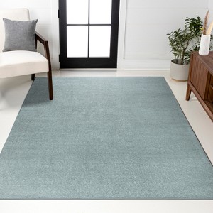 Haze Solid Low-Pile Indoor Area Rug - JONATHAN Y - 1 of 4