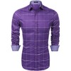 COOFANDY Mens Plaid Dress Shirt Long Sleeve Business Casual Regular Fit Button Down Shirts - 3 of 4