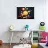 Stupell Industries Round Cosmic Solar System Framed Giclee Art, White, 24" x 16" - 3 of 4