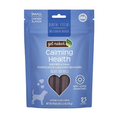 Get Naked Calming Health Functional Chicken Flavor Dental and Hard Chew Sticks Dog Treats - 6.2oz - image 1 of 4