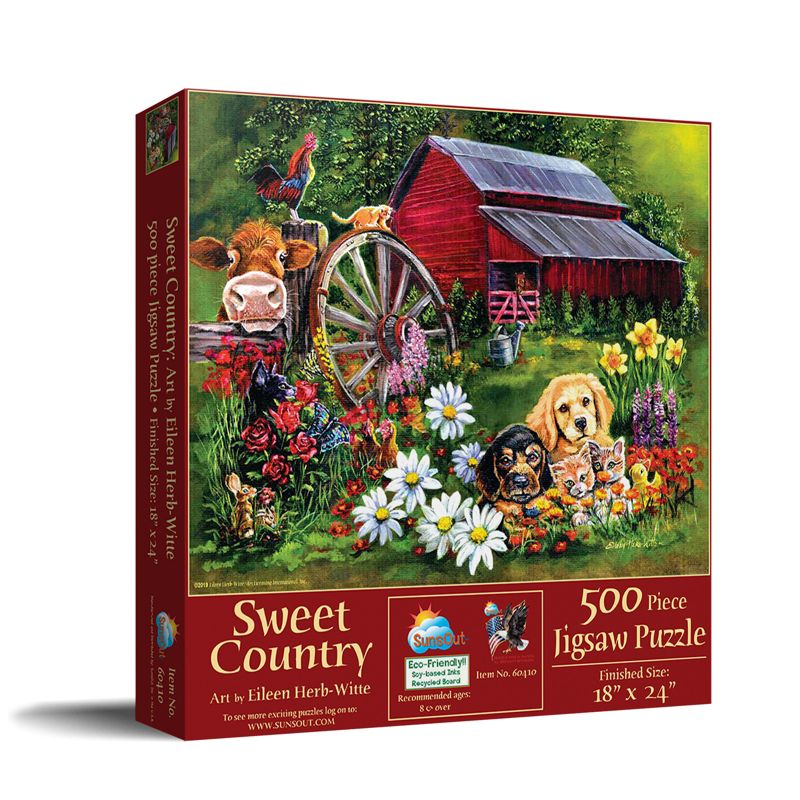 Sunsout Sweet Country 500 pc   Jigsaw Puzzle 60410, 2 of 6