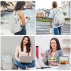 Lunch Backpack, 15 Inch Laptop Backpack with USB Port, Stylish Nurse, Teacher Work School Bag - 3 of 4