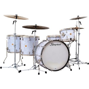 Slingerland Radio King 5-Piece Shell Pack With 24" Bass Drum and Snare White Marine Pearl - 1 of 4