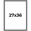 PosterPalooza | Distressed Black Picture Frame - UV Acrylic, Foam Board Backing, Hanging Hardware - 2 of 4