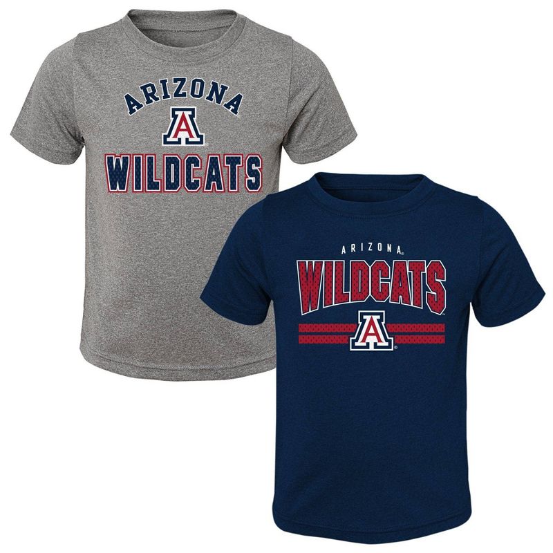NCAA Arizona Wildcats Toddler 2pk T-Shirt, 1 of 4