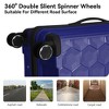 3-Piece Luggage Set, Lightweight Travel Suitcases with Rolling Wheels, TSA Lock, and Molded Corners (20", 24", 28"), White - 4 of 4