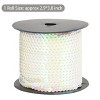 Flat Sequin Strip, 6mm String Metallic Sequin Strand, Paillette Sequin Sewing Trim DTY Project Decoration, 100 Yards - 3 of 4