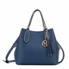 MKF Collection Lana Vegan Leather Women’s Hobo Bag by Mia K - Navy - 2 of 4