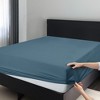 Microfiber Fitted Sheets Deep Pocket Up to 16-Inch , Ultra Soft , Easy Fit , Hypoallergenic Fitted Bed Sheets - Lux Decor Collection - 2 of 4