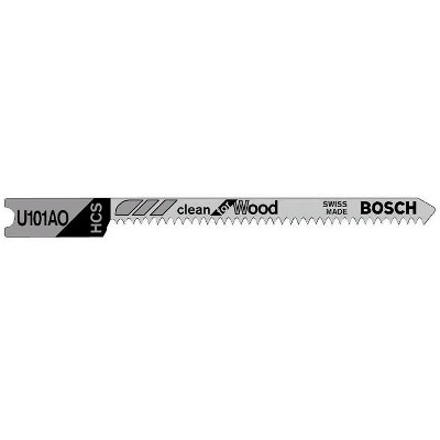 Bosch 2-3/4 in. High Carbon Steel U-Shank Jig Saw Blade 20 TPI 3 pk