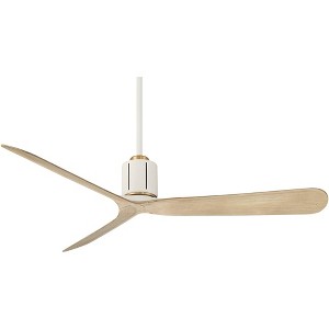 52" Casa Vieja Avo Matte White Indoor Ceiling Fan with Remote - 1 of 4