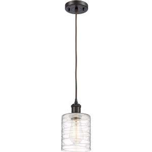 Cobbleskill - 1 Light Cord Hung Mini Pendant In Industrial Style-8 Inches Tall and 5 Inches Wide - 1 of 1