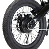 GOTRAX Adult F1 20" Step Over Electric Hybrid Bike - Black - 4 of 4